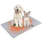 Selbstheizende Decke für Hunde & Katzen, Winter Haustiere Wärmematte, Waschbar...