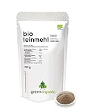 BIO PREMIUM LEINSAMENMEHL - Lower-Carb, vegan, entölt, eiweißreich,...