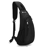 Larkumio Sling Brusttasche Große Kapazität Wsserdicht, Nylongewebe Verstellbare...