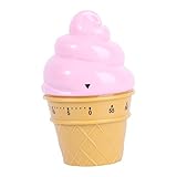 KICHOUSE 1 Stück Lustiger Eiscreme Mechanischer Timer Praktischer Küchentimer für...