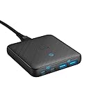 Anker USB-C Ladegerät, 543 (65W II) PIQ 3.0 & GaN 4-Port Netzteil, Dünnes...