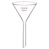 stonylab 1 Stück Glastrichter Labor Borosilikatglas Trichter, Glass Funnel...