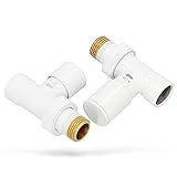 DIAMOND® Heizungsventil 1/2 Zoll DN 15 Durchgangsform Heizkörper-Rücklaufverschraubung...