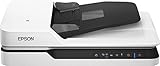 Epson WorkForce DS-1660W DIN A4 Dokumentenscanner (Scanner, kleine Standfläche,...