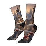 Erwachsene Colours Lustige Socken Frohe Weihnachten Verrückte Anti Rutsch Socken...