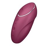 Satisfyer Tap & Climax 1, 11 cm, Lay-on-Vibrator mit Klopf-Funktion, 2 Motoren,...