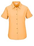 killtec Damen Funktionsbluse Kurzarm/Bluse KOS 1 WMN WVN SHRT, pfirsich, 36, 42840-000