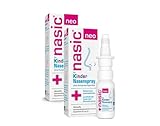 Doppelpack nasic neo für Kinder Nasenspray mit dem WirkPlus | Abschwellendes...