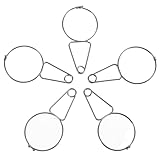 BCOATH 5 Stück Teiliges Ohr-akupressur- Ergonomische Akupunktur Ohrklammer für...