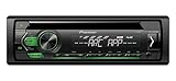 Pioneer DEH-S120UBG, 1-DIN RDS-Autoradio mit grüner Tastenbeleuchtung, Display...