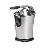 Princess Edelstahl Zitruspresse Master Juicer - professioneller Hebelarm, 160 Watt Motor,...