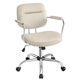 SONGMICS Homeoffice-Stuhl, Schreibtischstuhl, Schminkstuhl, PU, Drehstuhl,...