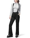 33,000ft Damen Skihose Hosenträgerhose Outdoorhose Wasserdicht Winddichte Softshellhose...