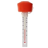 Pool Thermometer Schwimmendes Wasserthermometer für Pool Analog gut ablesbare...