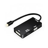 ARSMI 4K Mini Displayport auf HDMI VGA-DVI Adapter-Konverter-Kabel 108 0P VGA DVI HDMI 4K...