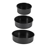 Ciieeo 3-Teiliges Set Kuchenform aus Chiffon Antihaft-Kuchenform Kuchenträger mit Deckel...