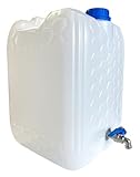 pokm toolsmarket - Wasserkanister mit Hahn, 10 Liter, Trinkwasser Kanister mit...