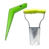 Folpus 2 Stück Blumenzwiebelpflanzer & Samenspender Gartenlochgräber für...