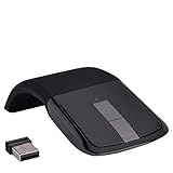 Kabellos Faltbare Arc Mäuse, Folding Touch Mäuse ergonomische photoelektrische Faltbare...