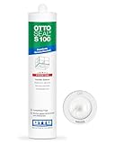 OTTOSEAL S 100 Premium-Sanitär-Silikon 300ml C01 weiss – Sicher gegen Schimmel & Ideal...