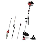 EBERTH Motorsense Freischneider Rasentrimmer Multitool 4in1 Benzin, Tragegurt...