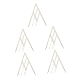 Healeved 5-Teiliges Augenbrauenformungsset Zweiten Generation Make-Up-Sets Metallstempel...