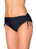 Aquarti Bikinihose Damen mit Raffung – Bikinihosen für Damen mit Bindebändern,...