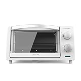Cecotec Mini Backofen 10L Bake&Toast White. 800W, lackierter weißer Stahl, 2-teiliges...