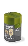STAEDTLER 512 Doppelspitzdose, zwei Spitzlöcher für unterschiedliche Stiftformate,...