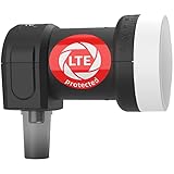 DUR-line +Ultra Single LNB - 1 Teilnehmer schwarz - mit LTE-Filter [ Test SEHR GUT *]...