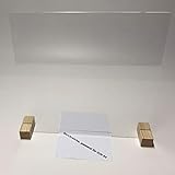 WANDKINGS Spuckschutz mit Durchreiche, Breite: 75 cm, Höhe: 50 cm, Virenschutz...
