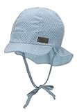 Sterntaler Jungen Schirmmütze mit Nackenschutz Zum Binden Raute Sonnenhut,...