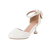 liangp Große Kinder Mädchen Kleid Schuhe Pumps High Heels High School Prom Schuhe...