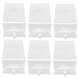 MOBUTOFU 6 Stück Schuhaufbewahrungsboxen Aus Kunststoff, Schuhbehälter, Stapelbare...