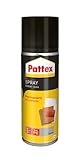 Pattex Sprühkleber Power Spray Permanent, permanenter Kontaktkleber auf Lösemittelbasis,...