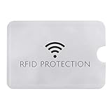 XTRAFAST 5X RFID Schutzhülle Schutz RFI NFC für Kreditkarten EC Karten RFID Card Blocker