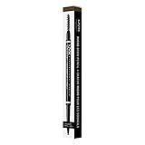 NYX Professional Makeup Augenbrauenstift, Micro Brow Pencil, Beidseitig mit ausdrehbarem...