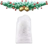 Kunstschnee Deko,Künstliche Weihnachtsdekoration,Weiße Faser Deko...
