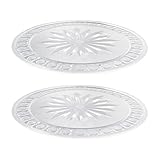 Westmark 2 Tortenplatten, Ø 31 cm, Glasoptik, Bruchunempfindlich, Kunststoff,...