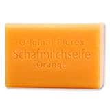 Florex Schafmilchseife - Orange - mit spritzig fruchtigem Orangenduft 100 g
