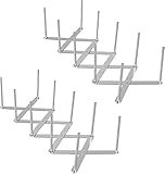 WuGU 2 Stück Deckelhalter Rippchenhalter aus Edelstahl, Verstellbarer Spareribshalter,...