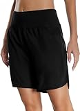 Mesing Sporthose Damen Kurz Laufhose High Waist Sport Shorts Atmungsaktiv Fitness Kurze...