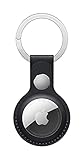 Apple AirTag Schlüsselanhänger aus Leder - Mitternacht