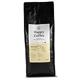 HAPPY COFFEE Entkoffeinierte Bio Espressobohnen [DECAF] | Schokoladig, Mild & Säurearm |...