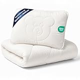 Baby Bettdecke und Kissen Kinderdecke 100x135 cm und Babykissen 40x60 cm - Kinderbettdecke...