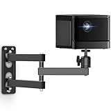 Jubor Faltbarer Projektor Wandhalterung, Verstellbare Projektorhalterung 360°...