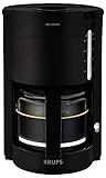 Krups F30908 ProAroma Filterkaffeemaschine mit Glaskanne | 1,25L Füllmenge | 10-15 Tassen...