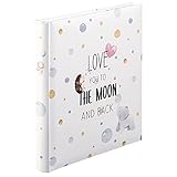 Hama Babyalbum 'To The Moon' (Baby-Fotoalbum mit 60 Seiten für Mädchen und Jungen,...
