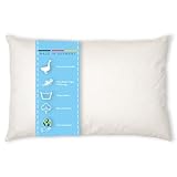 Kissenoutlet24 Federkissen 50x70cm Füllung 950g Bezug Baumwolle Farbe Creme Made in...