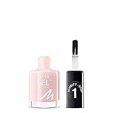 Manhattan Super Gel Nagellack – Gel Maniküre Effekt ganz ohne UV Licht – Rosa Nail...